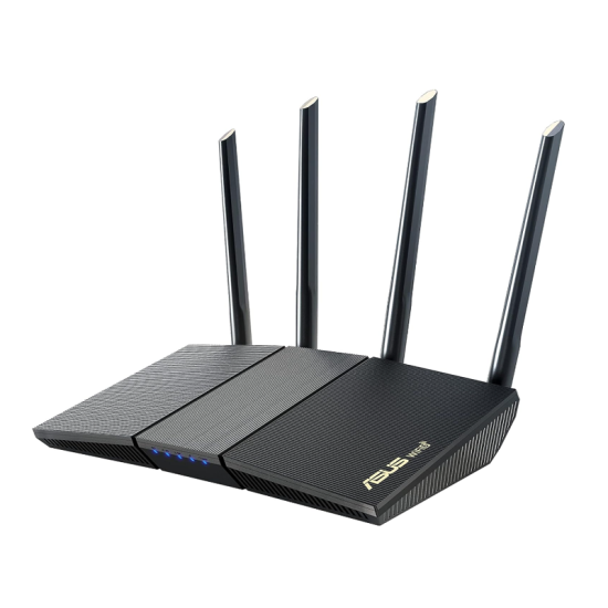 ASUS RT-AX1800S Dual Band WiFi 6 Extendable Router, Subscription-Free Network Security, Parental Control, Built-in VPN, AiMesh Compatible, Gaming & Streaming, Smart Home